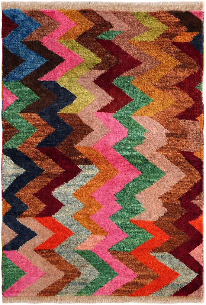 2' 9 x 4' 1 Hand Knotted Balouch Wool Rug