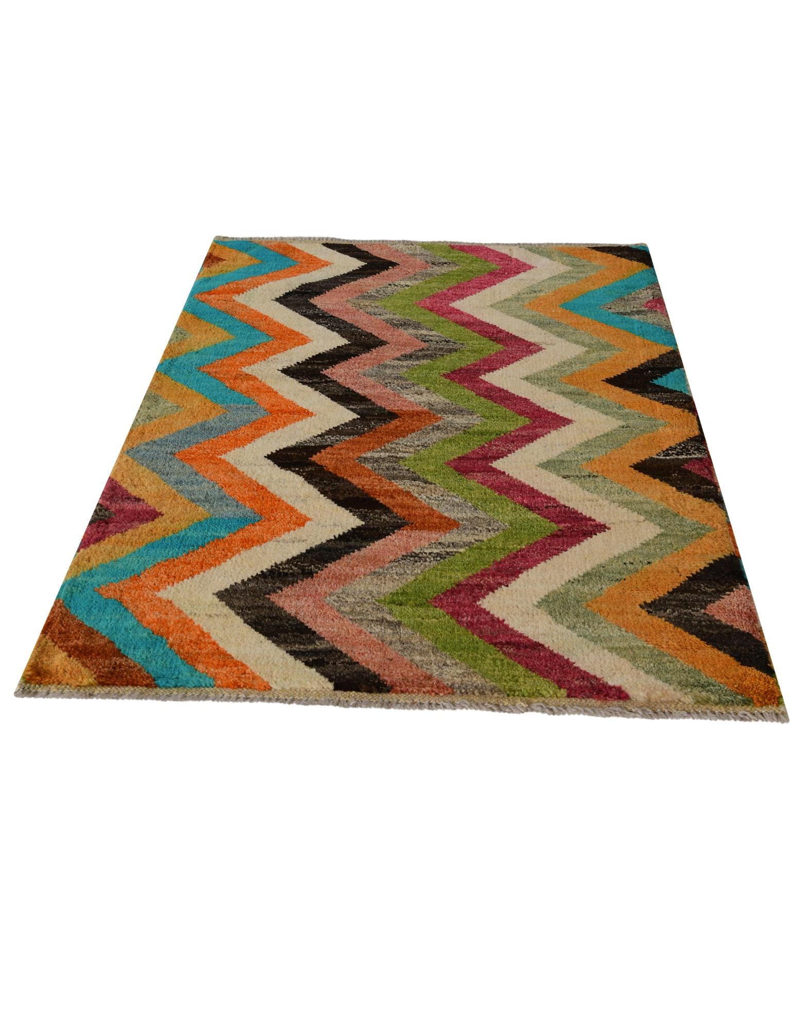 3' x 4' 2 Hand Knotted Balouch Wool Rug