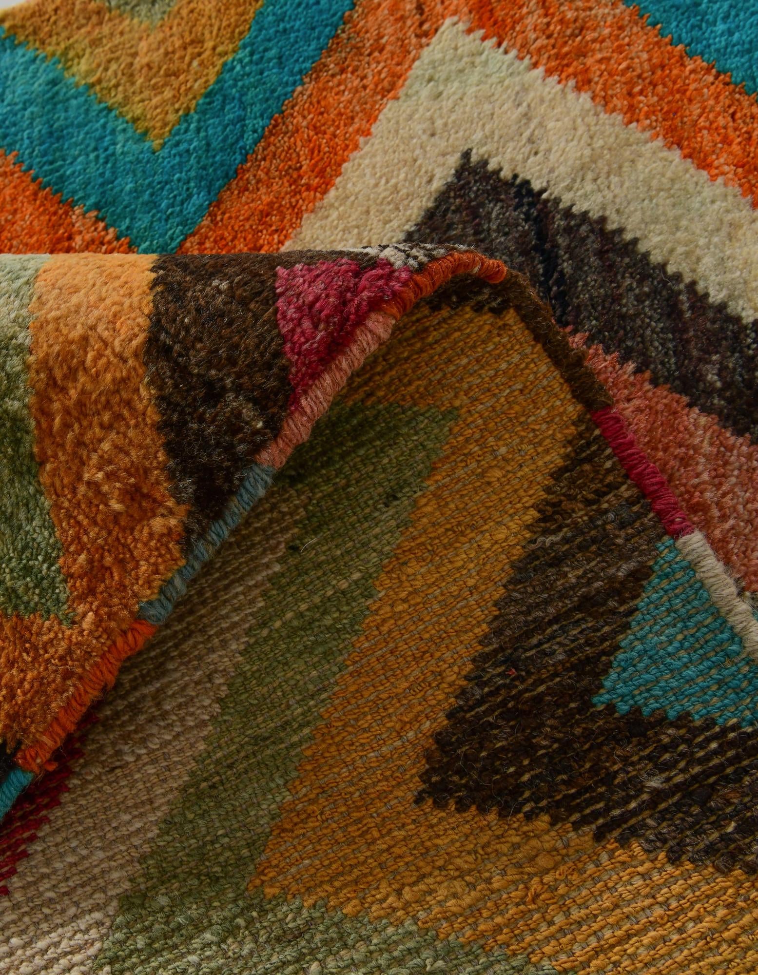 3' x 4' 2 Hand Knotted Balouch Wool Rug