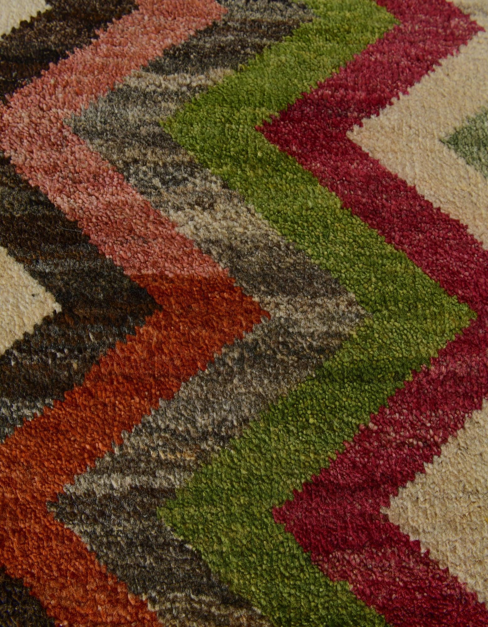 3' x 4' 2 Hand Knotted Balouch Wool Rug