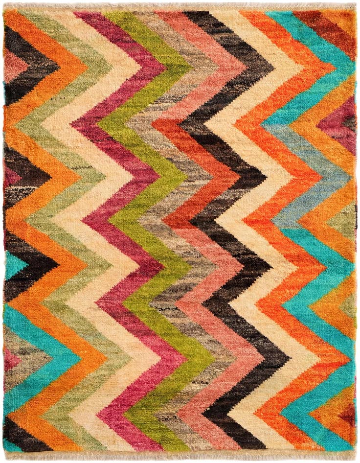 Detail image of 3' x 4' 2 Hand Knotted Balouch Wool Rug