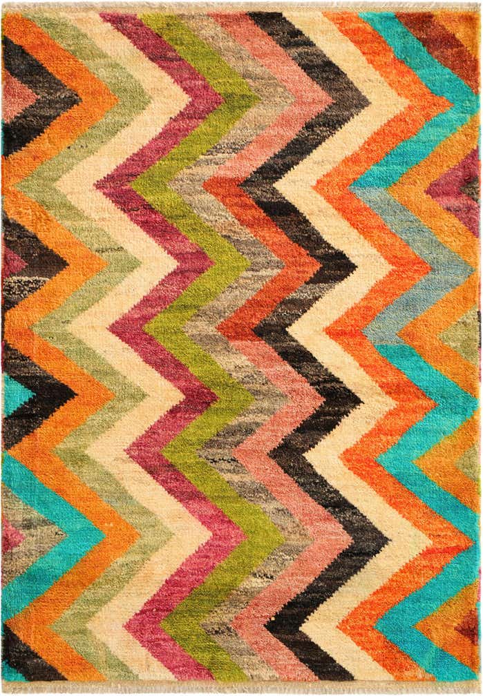 3' x 4' 2 Hand Knotted Balouch Wool Rug