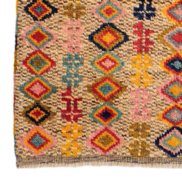 Detail image of 2' 7 x 4' Hand Knotted Balouch Wool Rug
