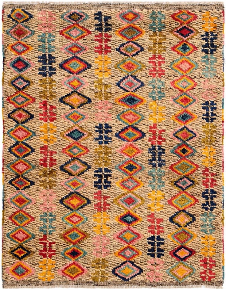 Detail image of 2' 7 x 4' Hand Knotted Balouch Wool Rug