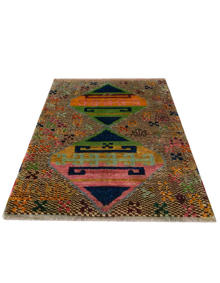 Detail image of 2' 9 x 4' 2 Hand Knotted Balouch Wool Rug