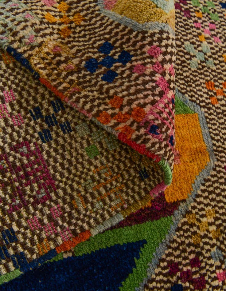 Detail image of 2' 9 x 4' 2 Hand Knotted Balouch Wool Rug