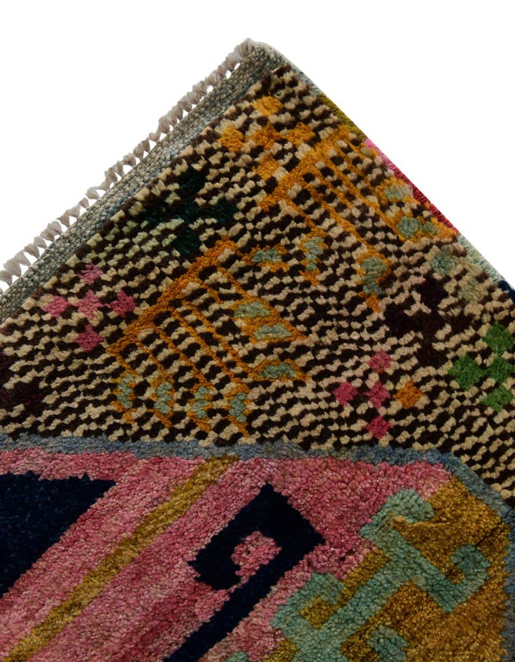 Detail image of 2' 9 x 4' 2 Hand Knotted Balouch Wool Rug