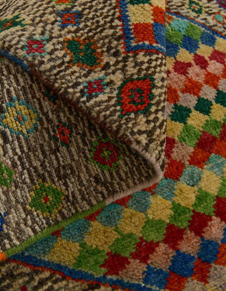 Detail image of 2' 9 x 3' 8 Hand Woven Balouch Wool Rug