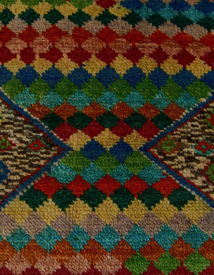 Detail image of 2' 9 x 3' 8 Hand Woven Balouch Wool Rug