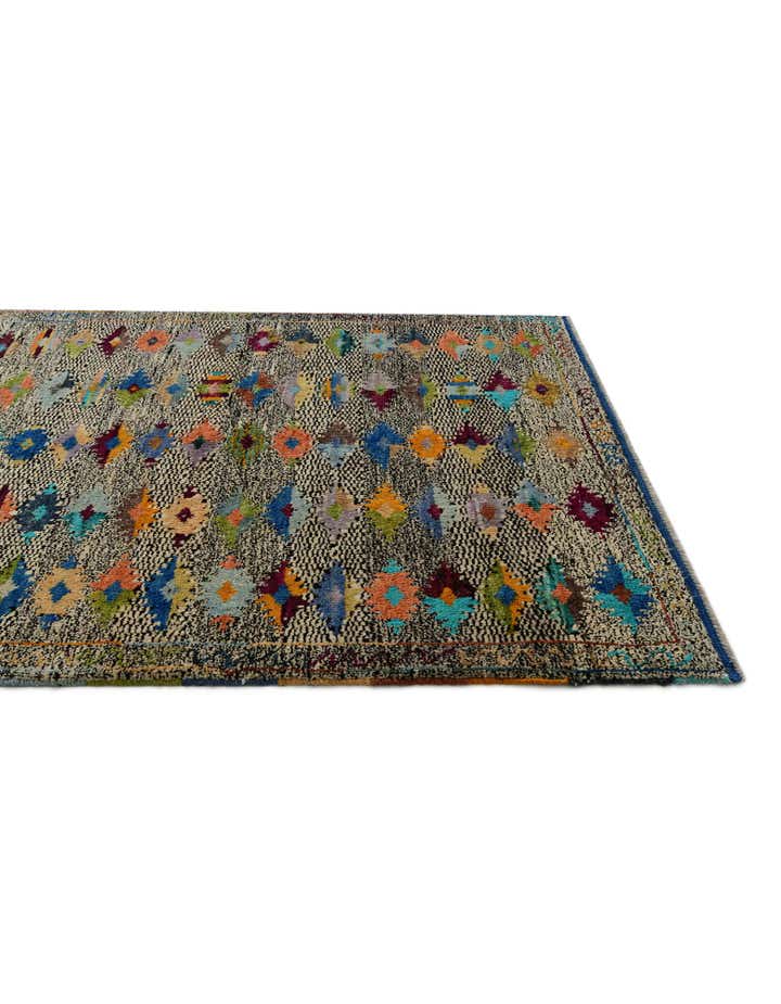 4' 4 x 6' 3 Hand Woven Balouch Wool Rug