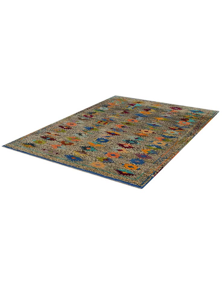 Detail image of 4' 4 x 6' 3 Hand Woven Balouch Wool Rug