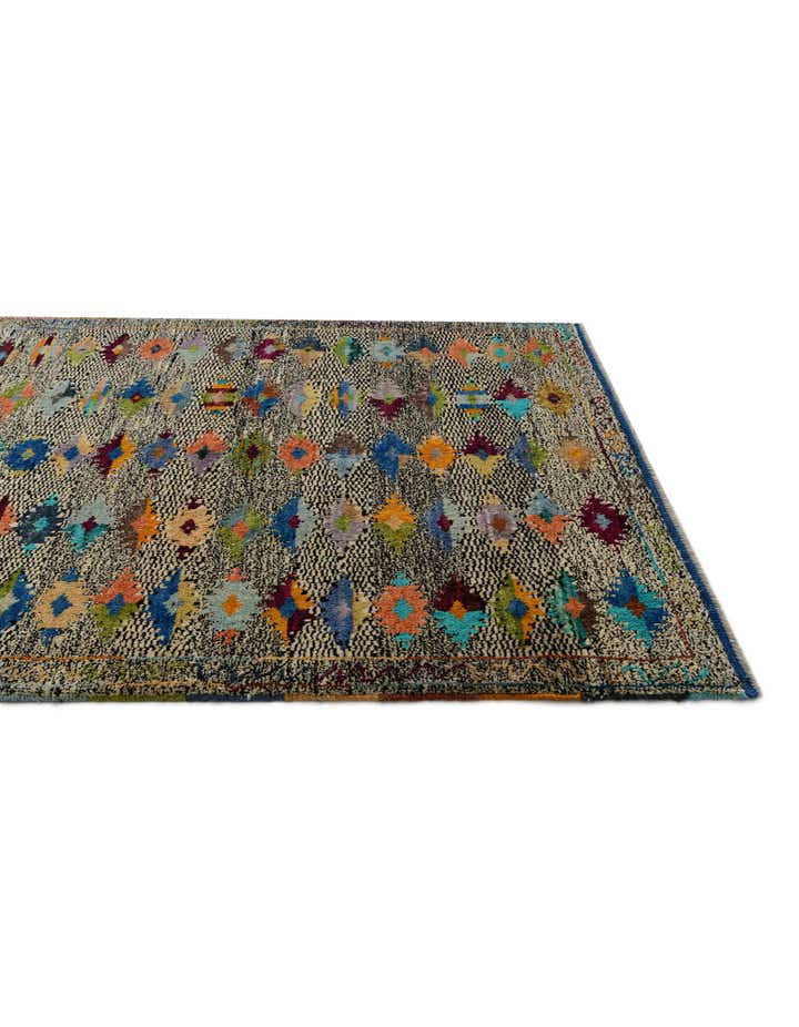 4' 4 x 6' 3 Hand Woven Balouch Wool Rug