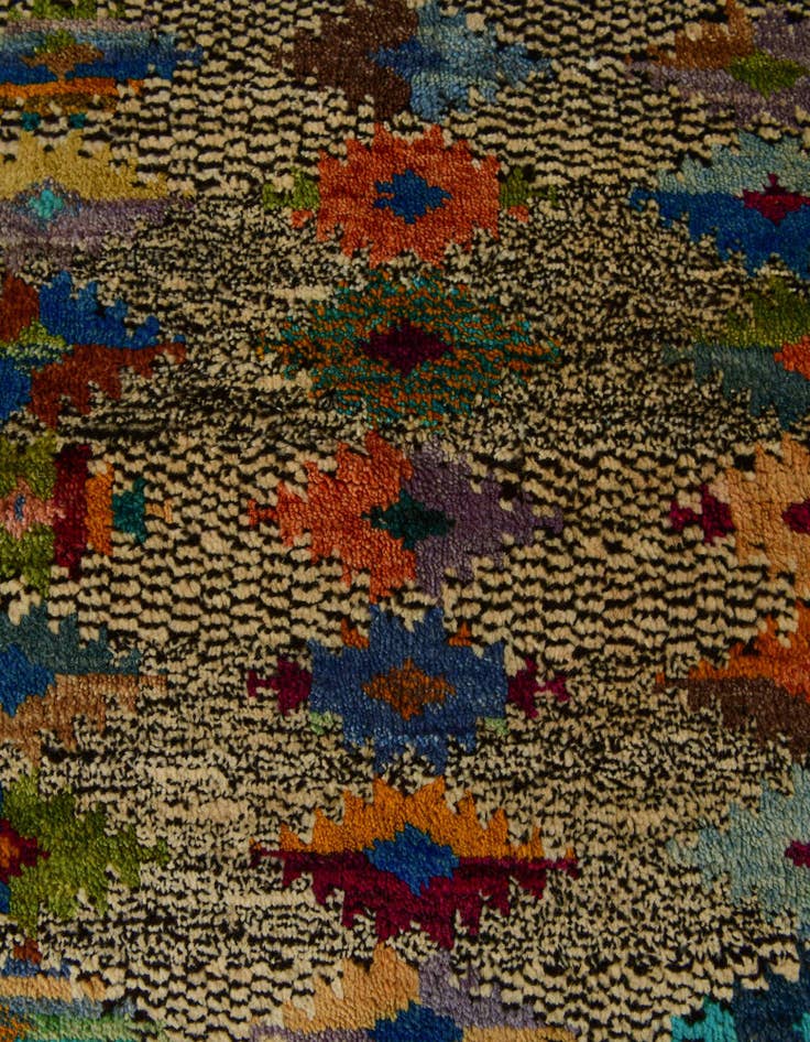 Detail image of 4' 4 x 6' 3 Hand Woven Balouch Wool Rug