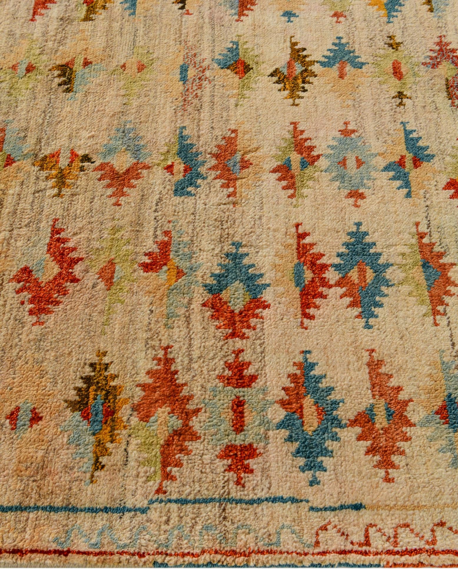 4' 4 x 6' 2 Hand Knotted Balouch Wool Rug