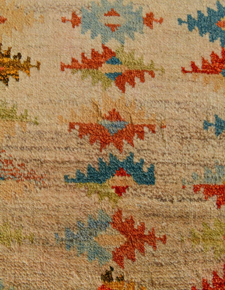 Detail image of 4' 4 x 6' 2 Hand Knotted Balouch Wool Rug