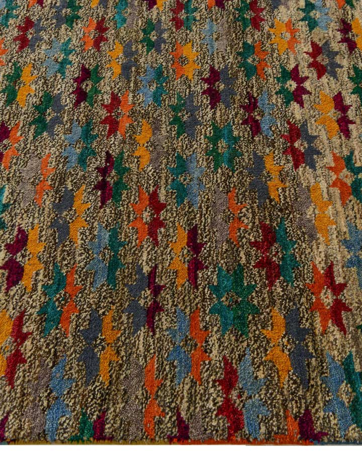 4' 3 x 6' Hand Knotted Balouch Wool Rug