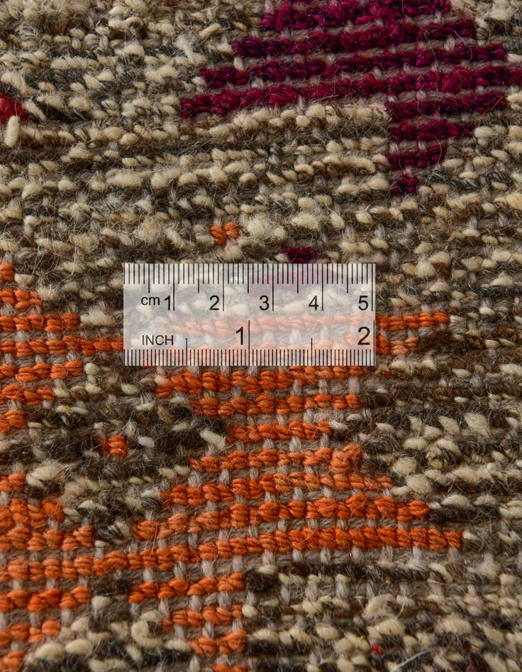 Detail image of 4' 3 x 6' Hand Knotted Balouch Wool Rug