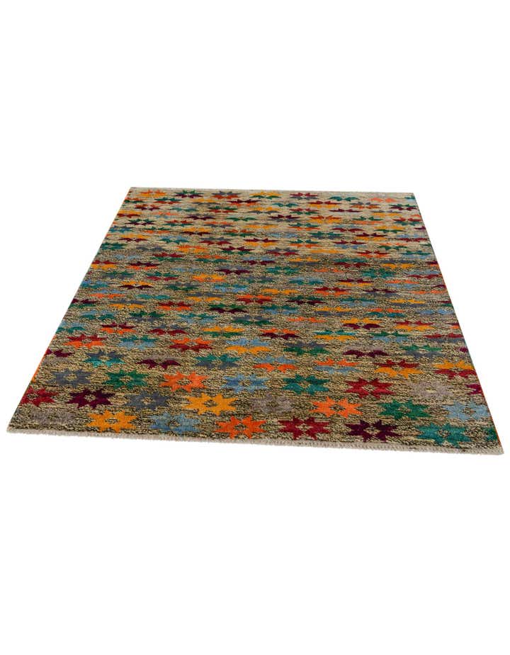 4' 3 x 6' Hand Knotted Balouch Wool Rug
