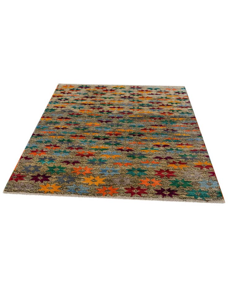 Detail image of 4' 3 x 6' Hand Knotted Balouch Wool Rug