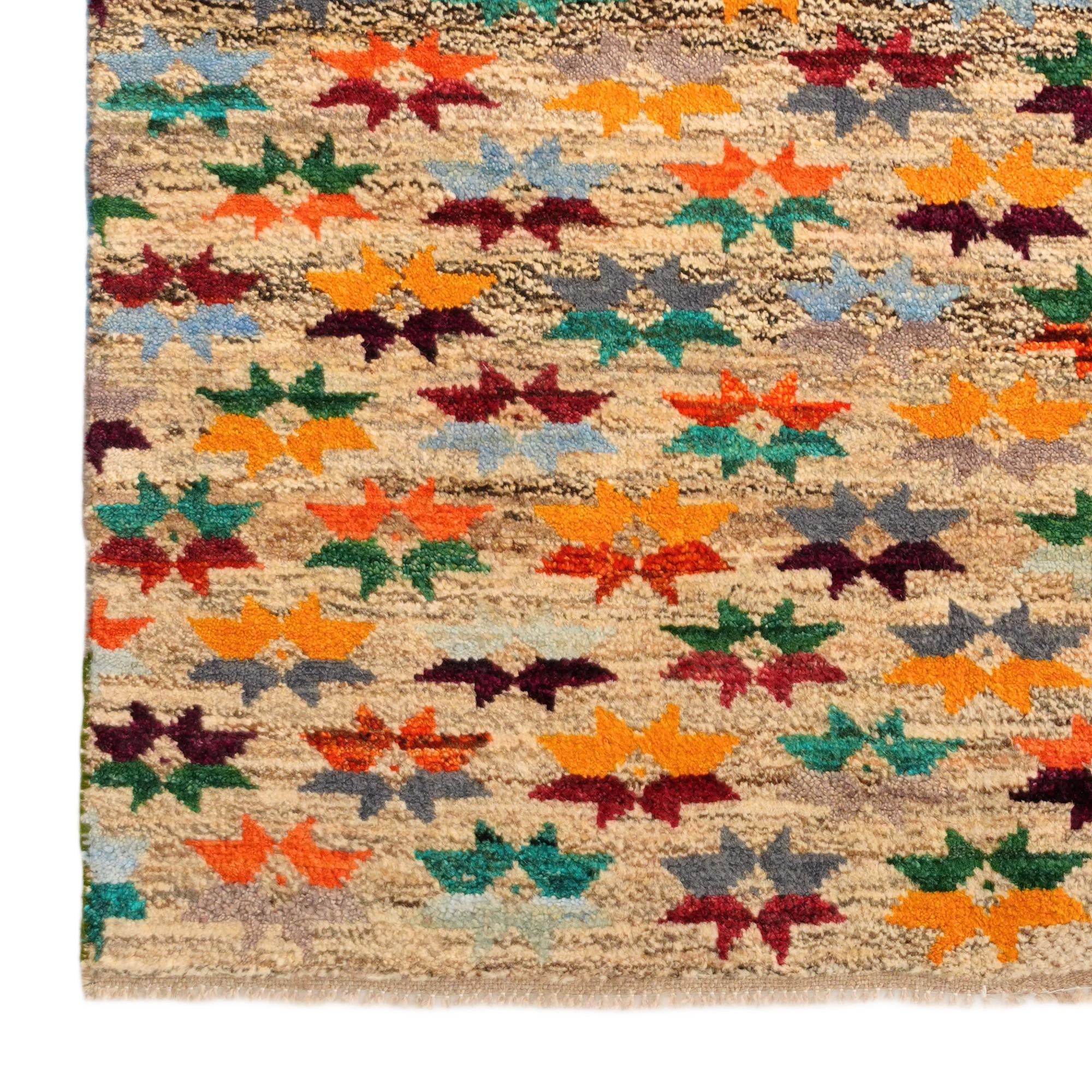 4' 3 x 6' Hand Knotted Balouch Wool Rug
