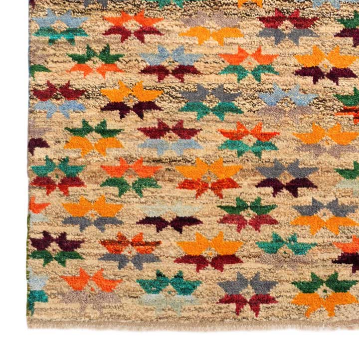 4' 3 x 6' Hand Knotted Balouch Wool Rug