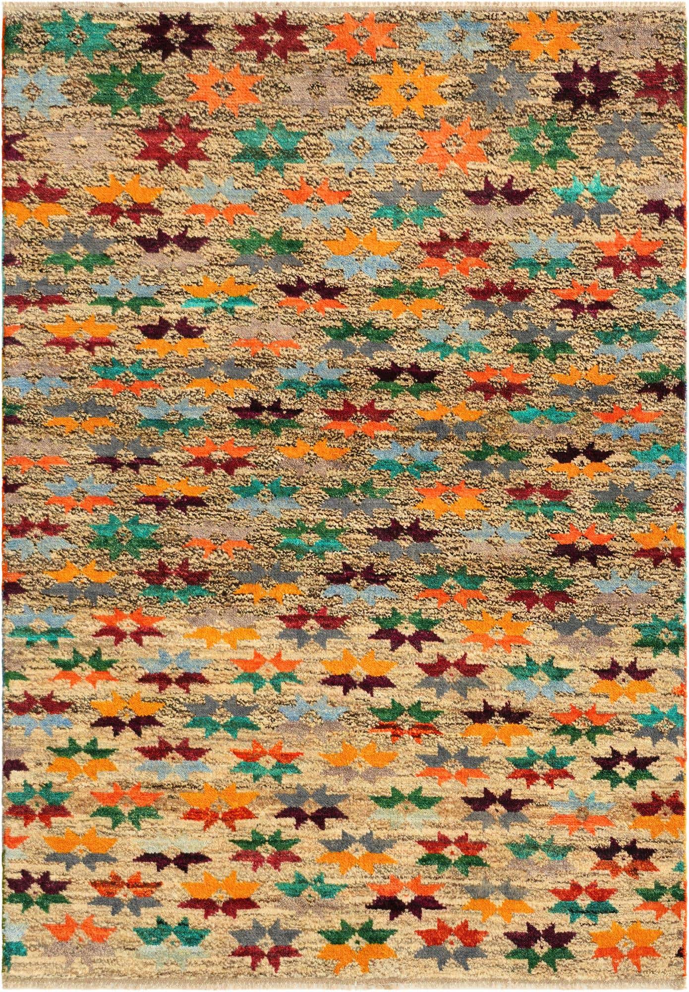 4' 3 x 6' Hand Knotted Balouch Wool Rug