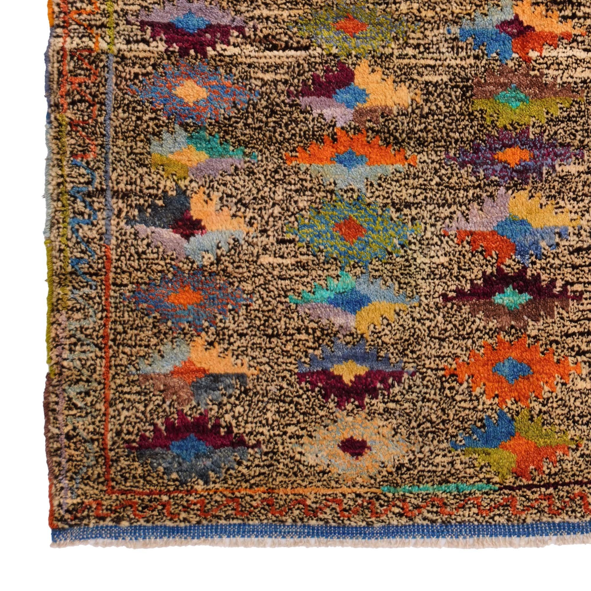 4' 5 x 6' 2 Hand Knotted Balouch Wool Rug