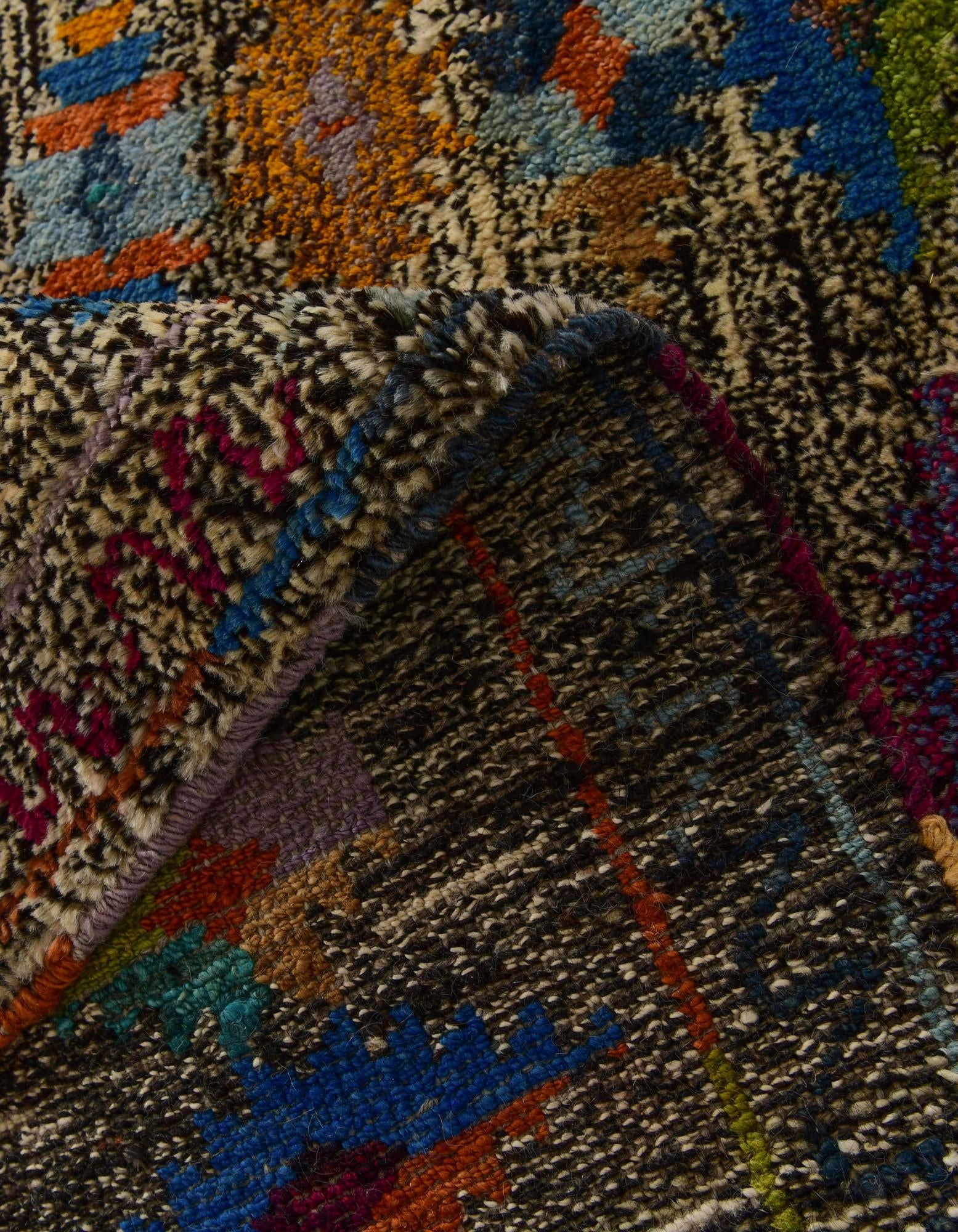 4' 5 x 6' 2 Hand Knotted Balouch Wool Rug