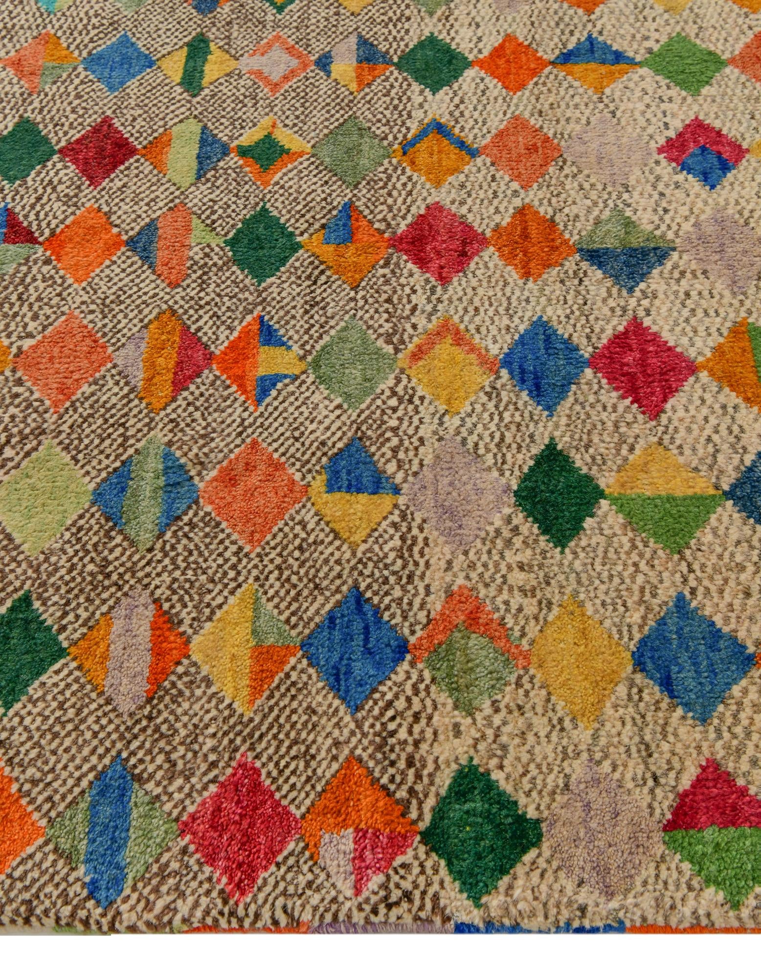 4' 3 x 6' Hand Knotted Balouch Wool Rug