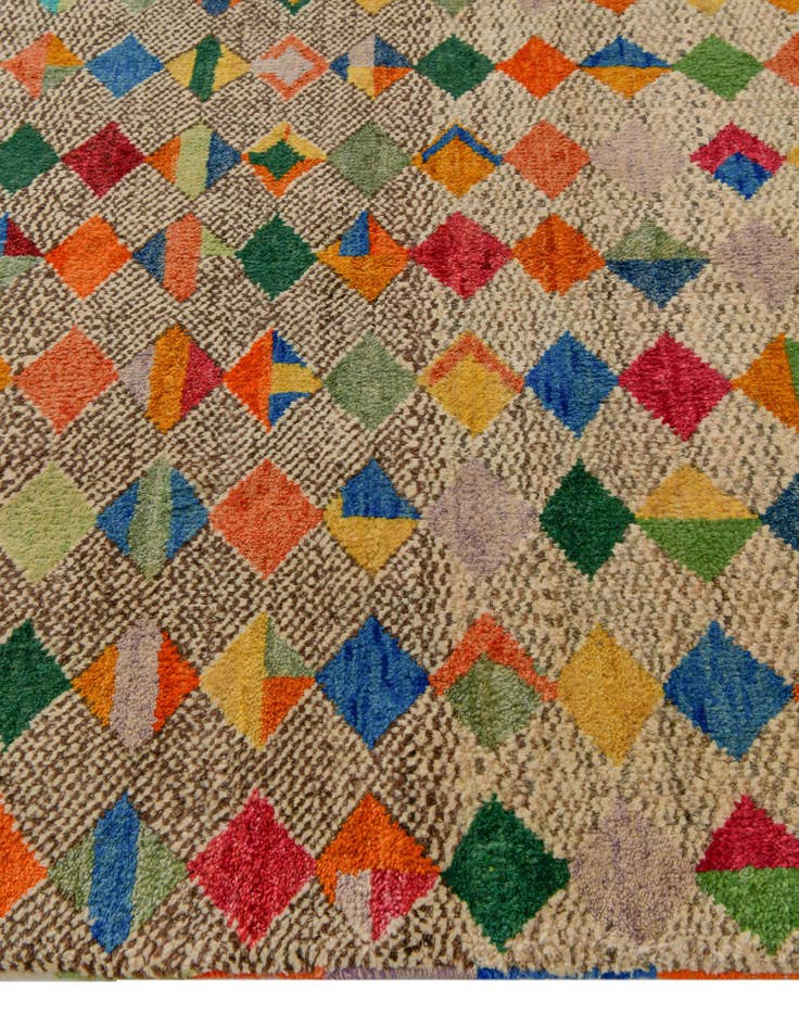 Detail image of 4' 3 x 6' Hand Knotted Balouch Wool Rug