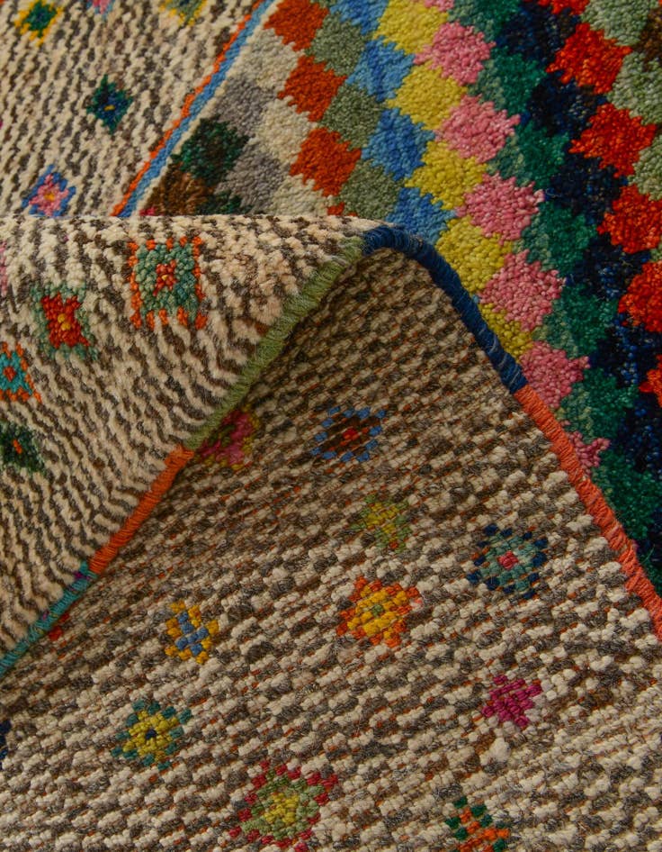 Detail image of 4' 3 x 6' 2 Hand Knotted Balouch Wool Rug