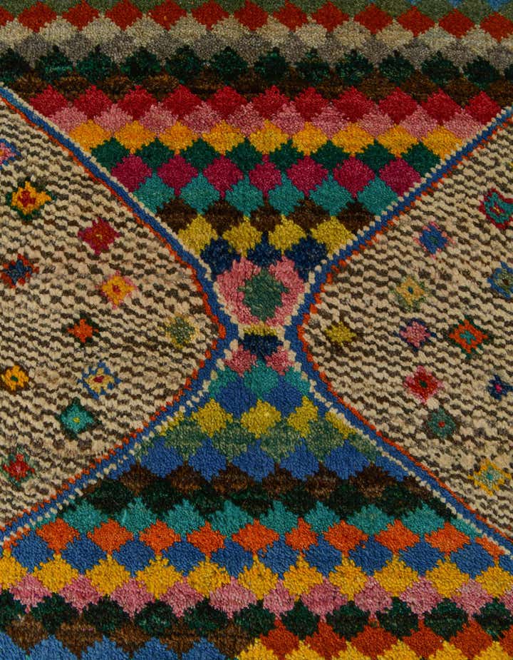 4' 3 x 6' 2 Hand Knotted Balouch Wool Rug