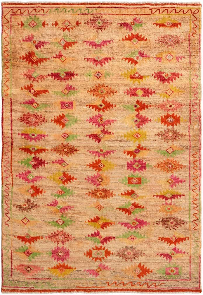 4' 3 x 6' 3 Hand Knotted Balouch Wool Rug