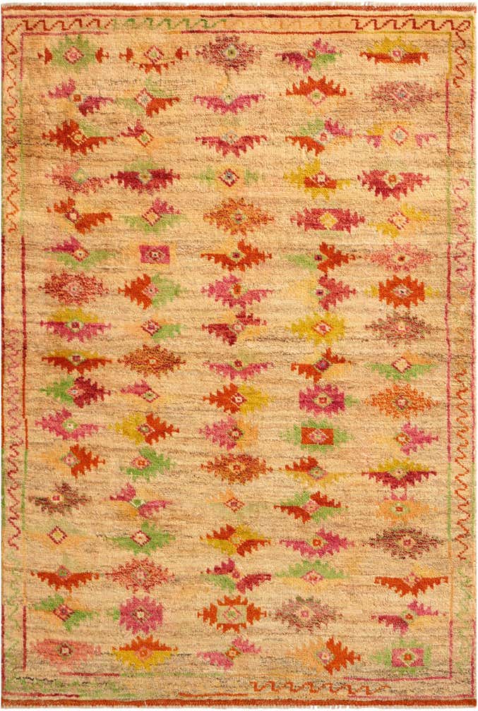 4' 3 x 6' 3 Hand Knotted Balouch Wool Rug