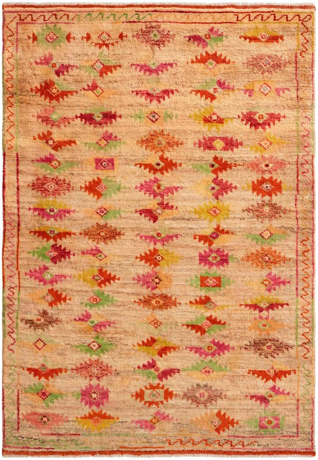 Detail image of 4' 3 x 6' 3 Hand Knotted Balouch Wool Rug