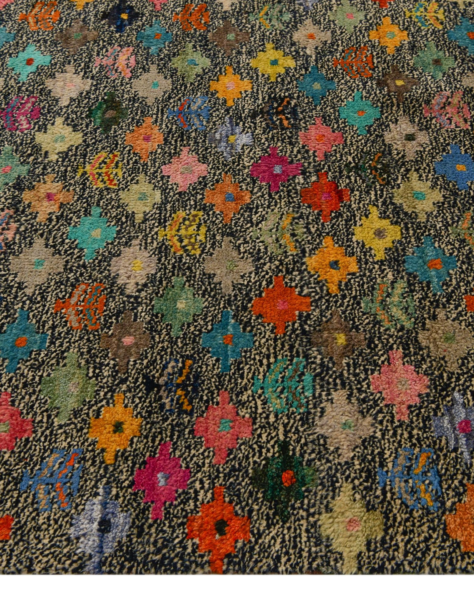 4' 4 x 6' 5 Hand Knotted Balouch Wool Rug