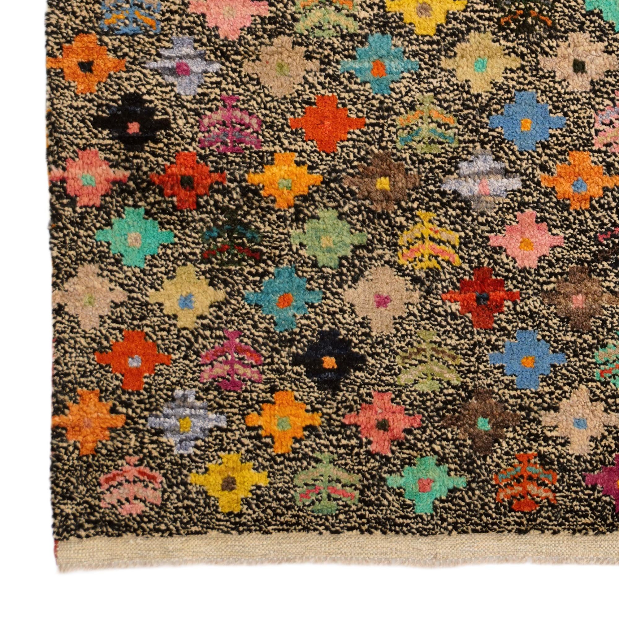 4' 4 x 6' 5 Hand Knotted Balouch Wool Rug
