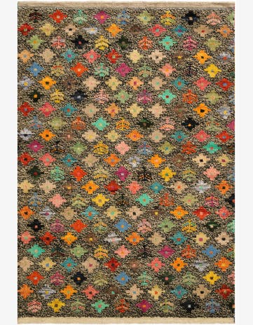 4' 4 x 6' 5 Hand Knotted Balouch Wool Rug