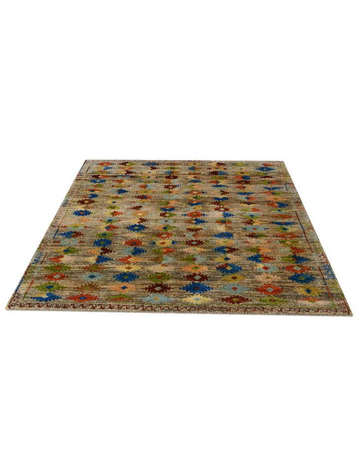 Detail image of 5' 8 x 7' 5 Hand Knotted Balouch Wool Rug