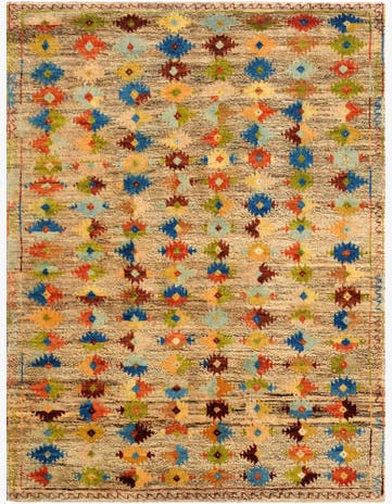 5' 8 x 7' 5 Hand Knotted Balouch Wool Rug