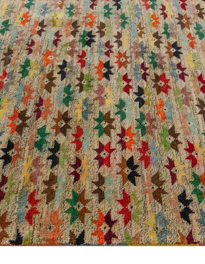 5' 6 x 8' 1 Hand Knotted Balouch Wool Rug