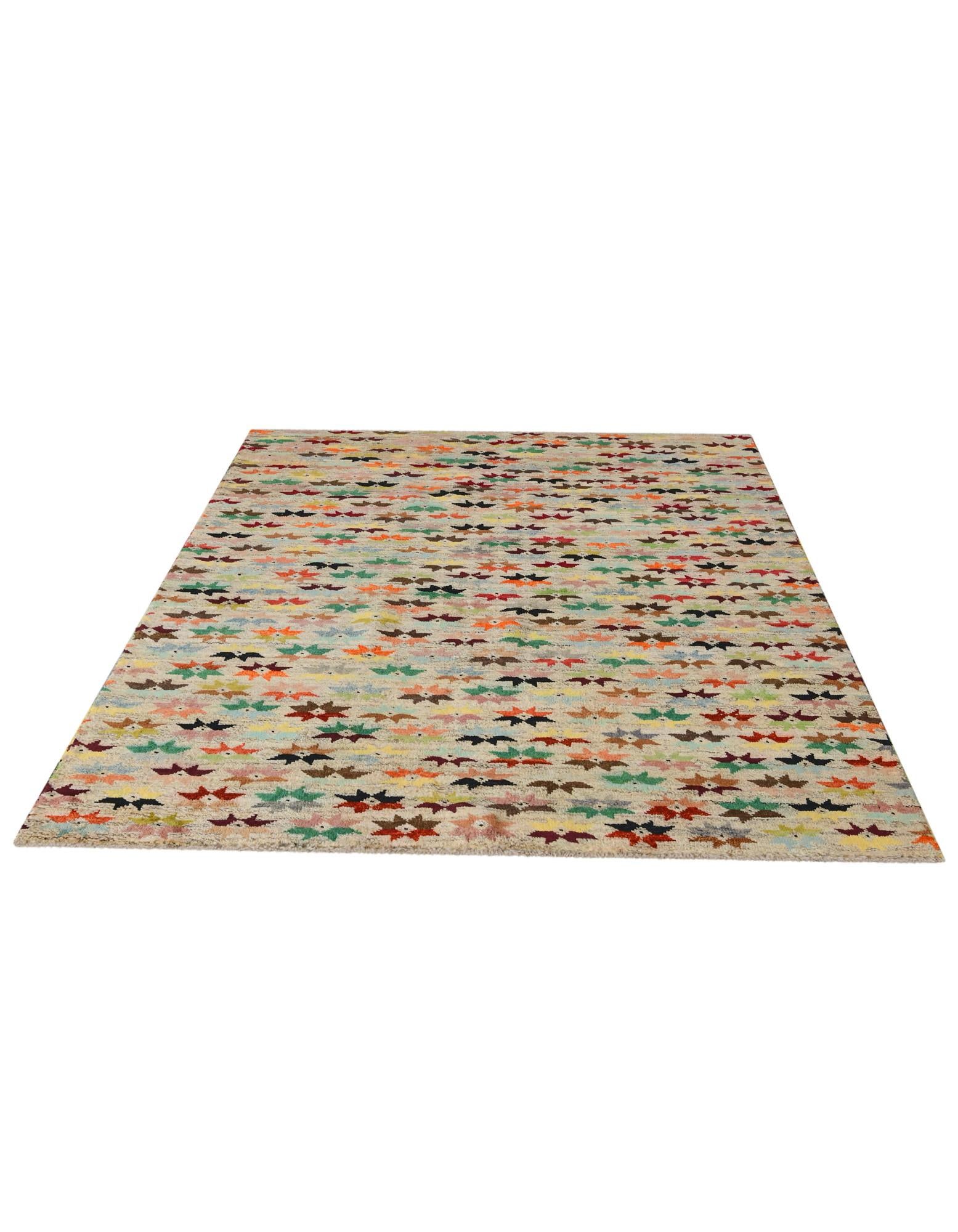 5' 6 x 8' 1 Hand Knotted Balouch Wool Rug