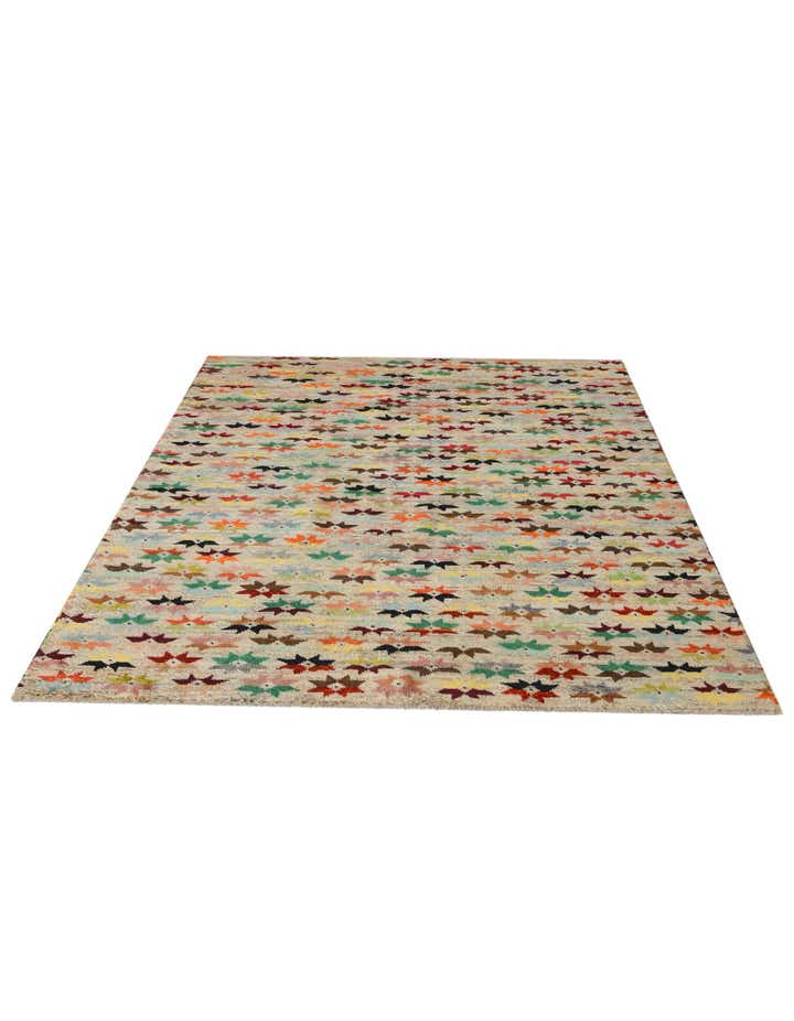 5' 6 x 8' 1 Hand Knotted Balouch Wool Rug
