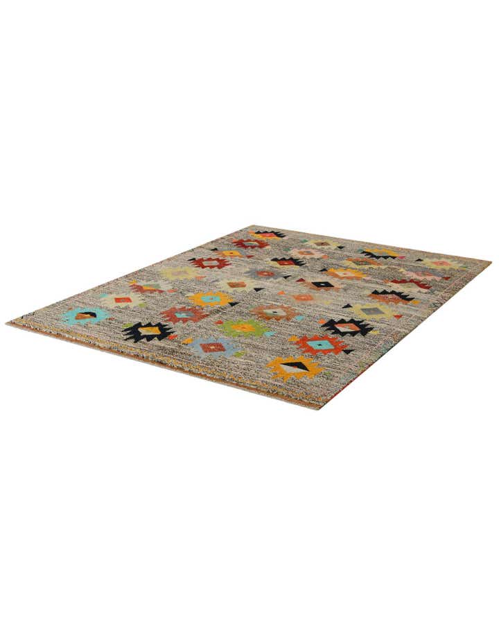 5' 8 x 7' 8 Hand Knotted Balouch Wool Rug