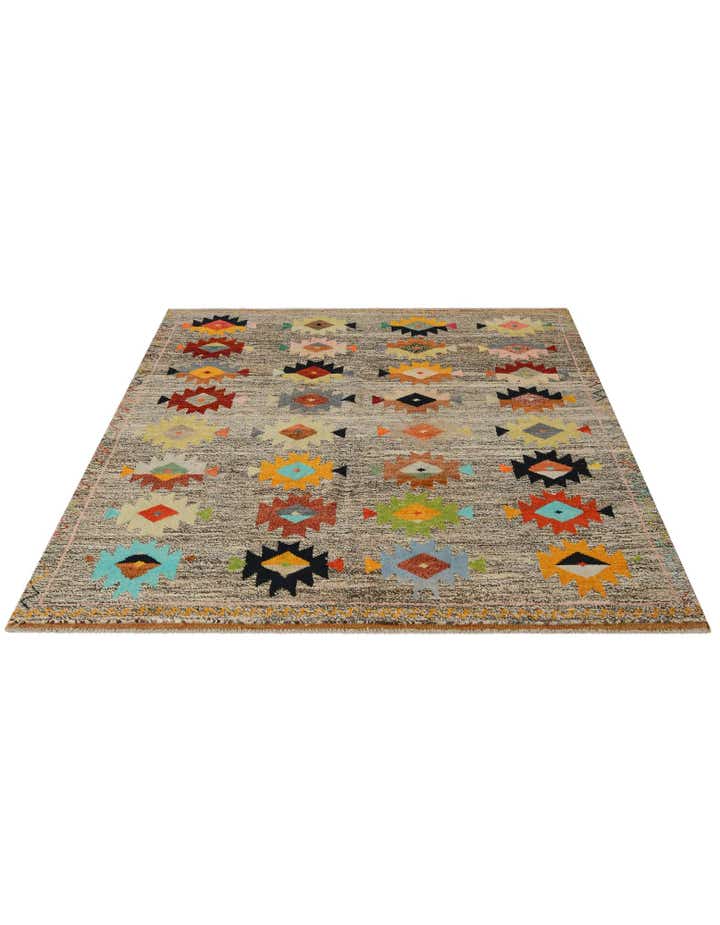 5' 8 x 7' 8 Hand Knotted Balouch Wool Rug
