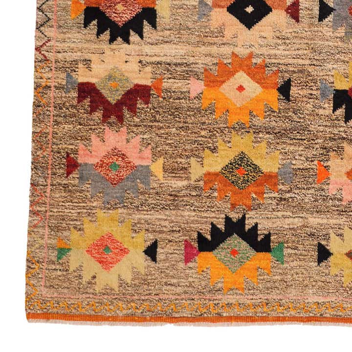 5' 8 x 7' 8 Hand Knotted Balouch Wool Rug