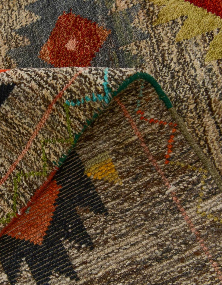 Detail image of 5' 8 x 7' 8 Hand Knotted Balouch Wool Rug