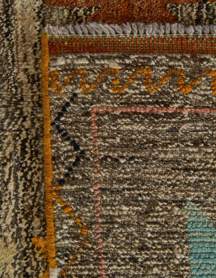 Detail image of 5' 8 x 7' 8 Hand Knotted Balouch Wool Rug