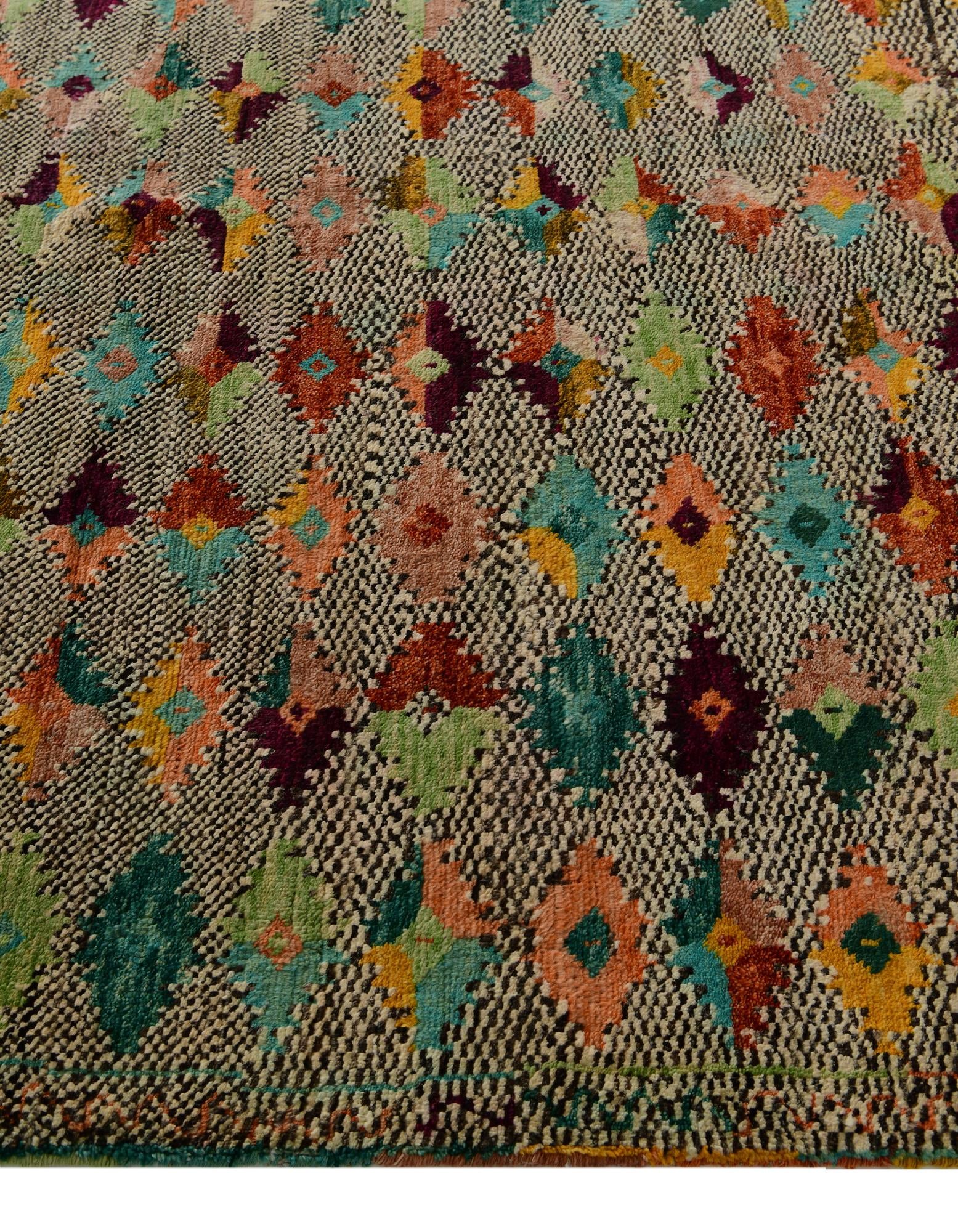 6' x 7' 11 Hand Knotted Balouch Wool Rug