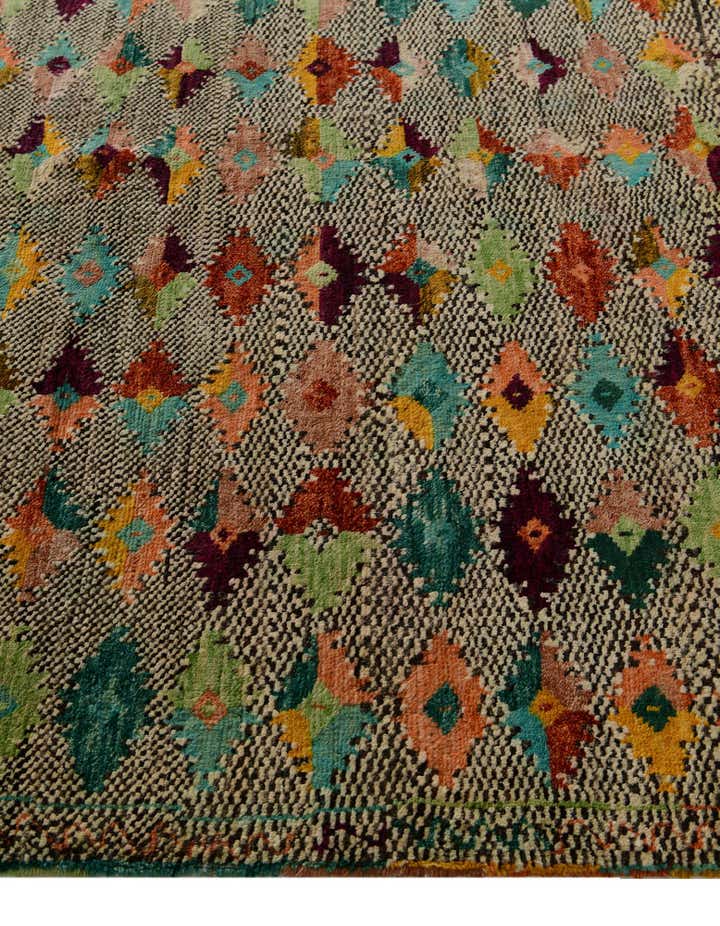 6' x 7' 11 Hand Knotted Balouch Wool Rug